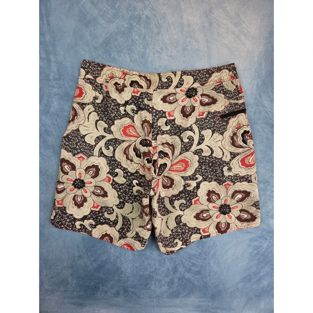 Patagonia Vintage Men's Board Shorts 34 Floral Hibiscus Y2K Surf Swim Trunks